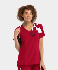 Women's Mock Wrap Top | 5002