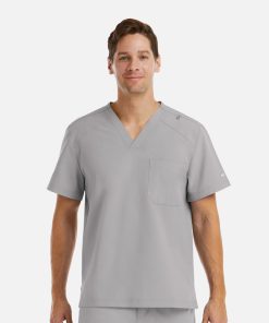 Men's Chest Pocket V-Neck Top | 5801