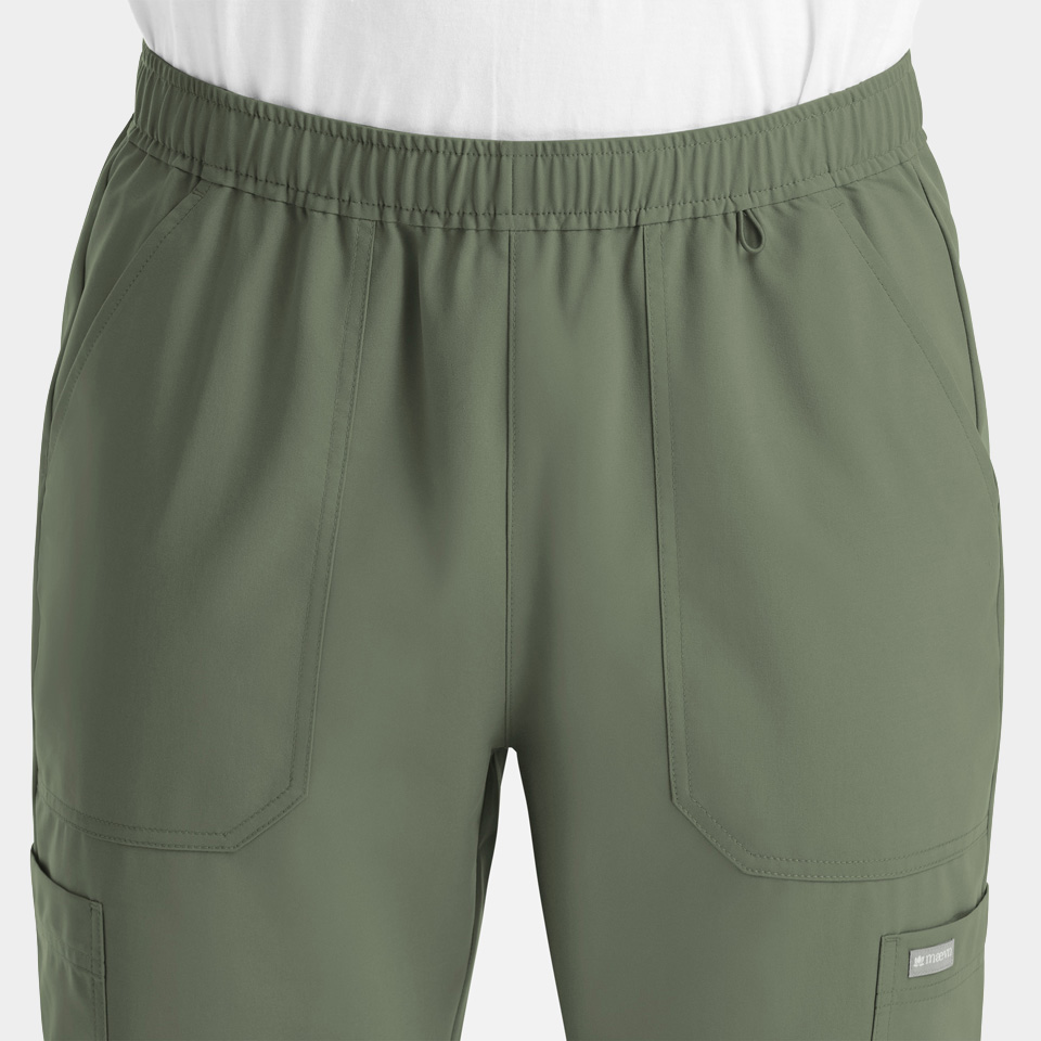 Momentum-by-Maevn_5892-MensFullElasticJogger-Olive-OLV-03-Maevn-Scrubs.jpg Momentum by Maevn 5892 MensFullElasticJogger Olive OLV 03 Maevn Scrubs