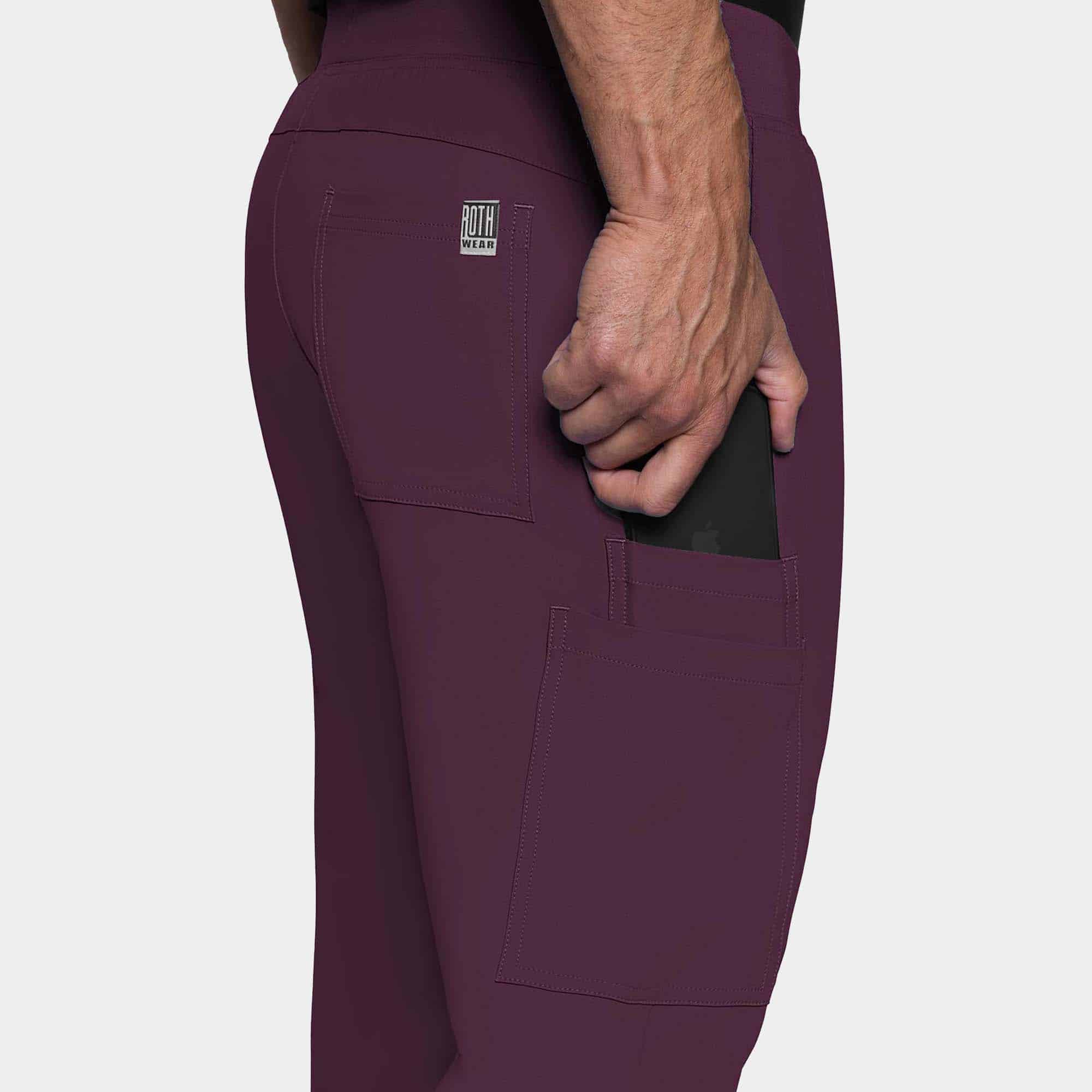Rothwear-Insight-Straight-Leg-Pant-MC2772_WINE_Pocket-Details.jpg Rothwear Insight Straight Leg Pant MC2772 WINE Pocket Details