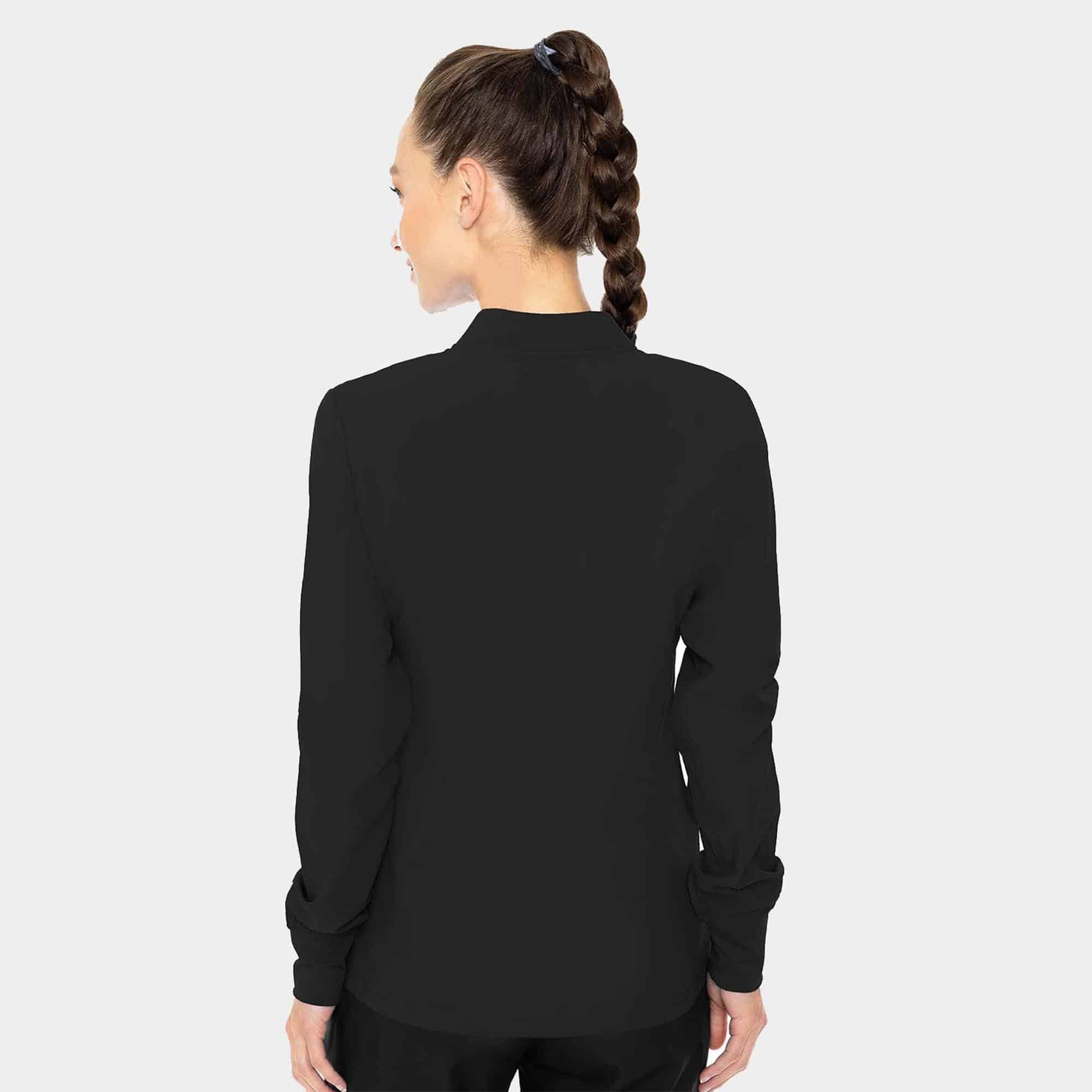Warm Up With Shoulder Yokes MC2660 BLK Back
