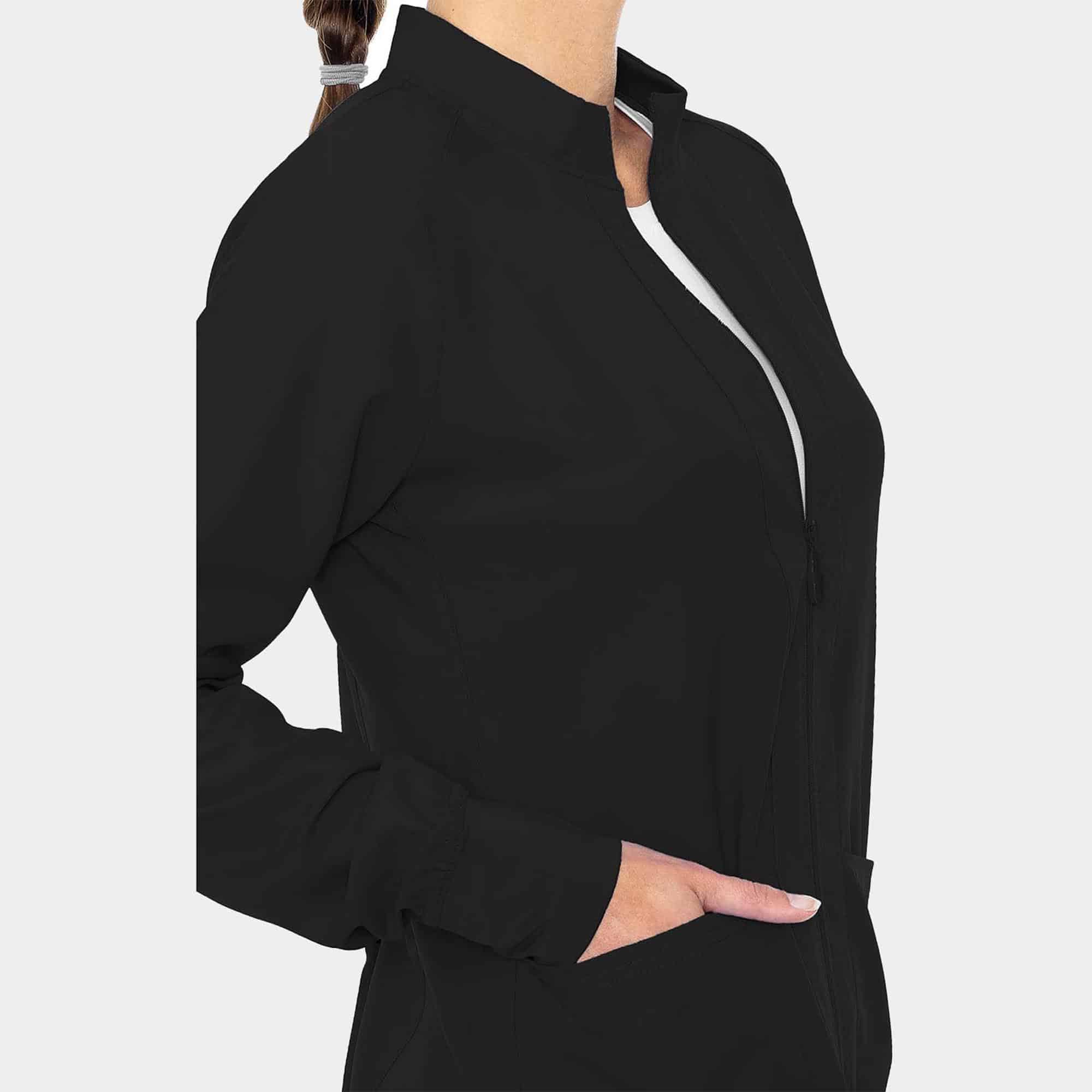 Warm Up With Shoulder Yokes MC2660 BLK Pocket Details