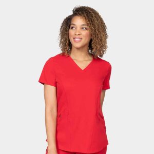 Women's V-Neck Scrub Top | 1084