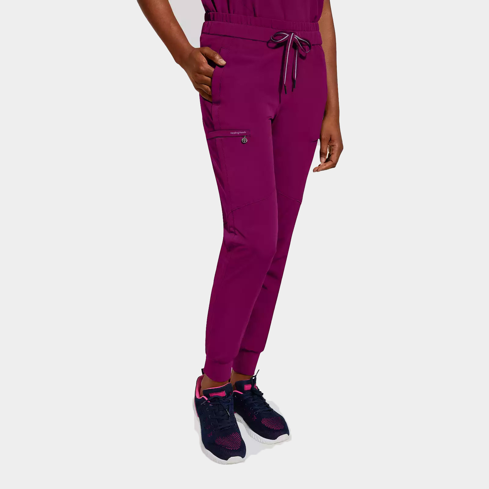 Naya Jogger Pant 9156 Wine 02