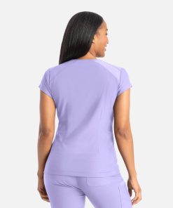 Alternative view of Zoe - Banded V-Neck Top | 2501